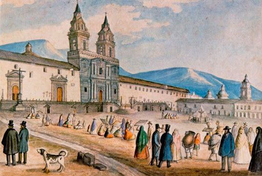Basilica of San Francisco Quito Juan Agustn Guerrero 1818 1880